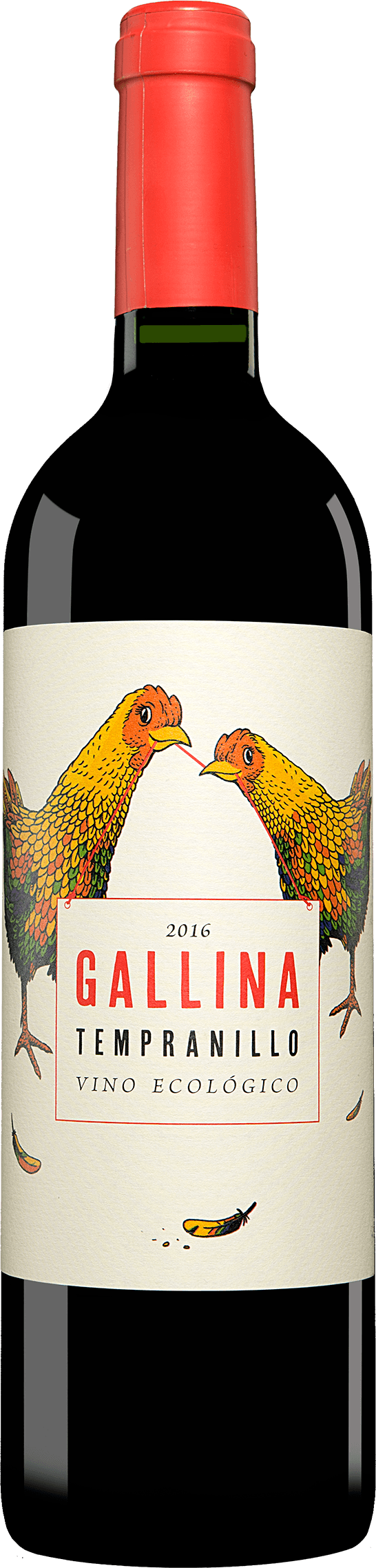 2016 Gallina Tempranillo - Red Wine (546x2277), Png Download