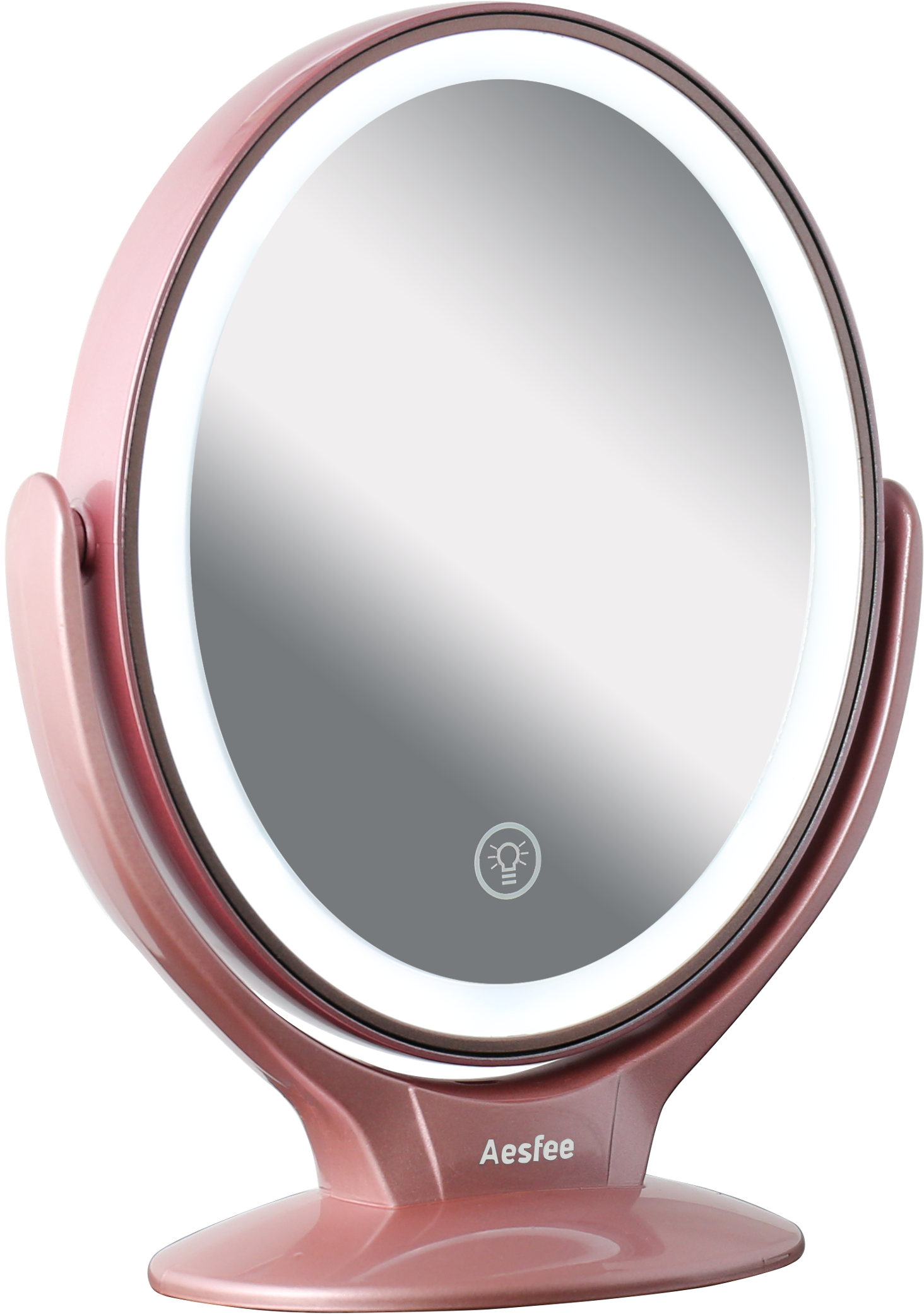 Aesfee Af-802magnifying Mirror With Lights Vanity Mirror - Mirror (2000x2549), Png Download