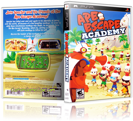 Ape Escape Academy - Ape Escape Academy [psp Game] (500x428), Png Download