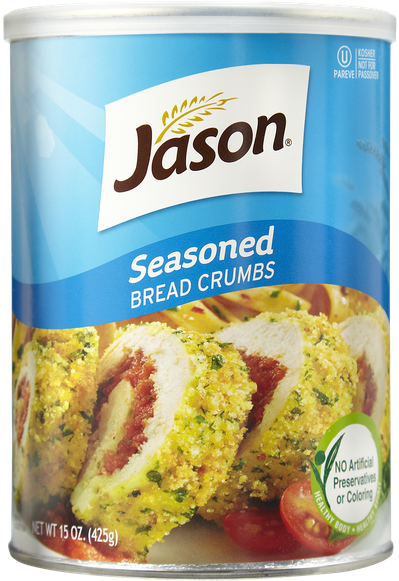 Jason Seasoned Bread Crumbs - Jason Bread Crumbs, Flavored - 15 Oz Canister (580x580), Png Download