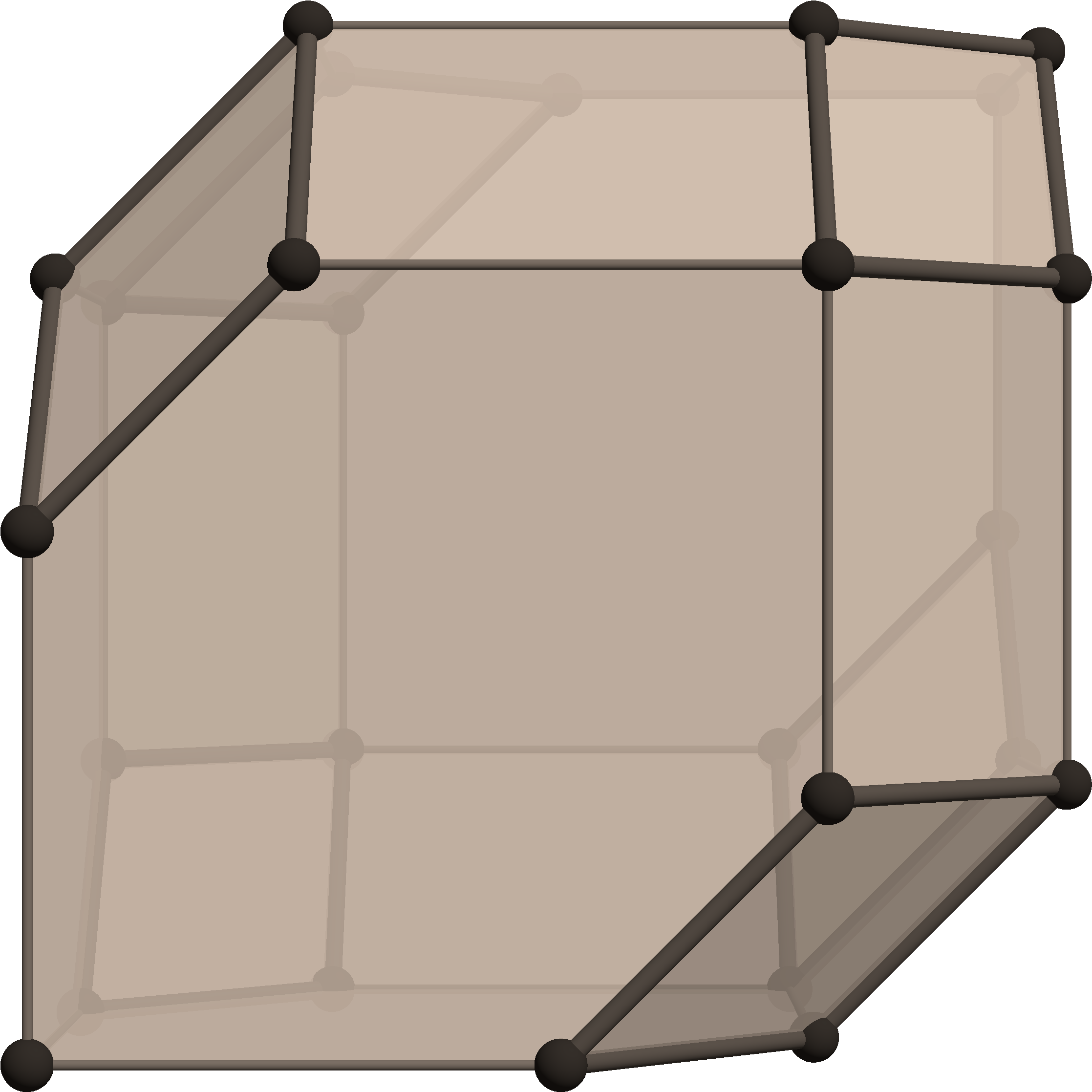 Beige Concertina Cube - Canopy (2707x2685), Png Download