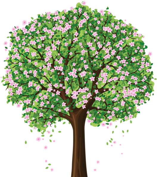 Spring Tree Png Clipart - Spring Tree Clipart (532x600), Png Download