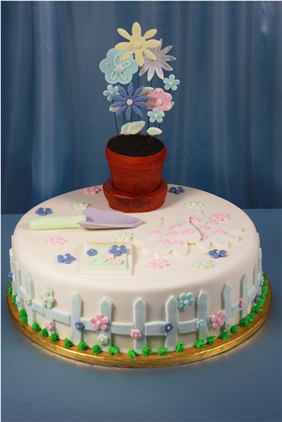 Springtime Cake - Cake (600x600), Png Download