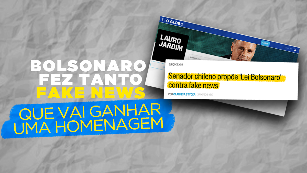 No Chile, Senador Propõe 'lei Bolsonaro' Contra Fake - Election (1200x677), Png Download