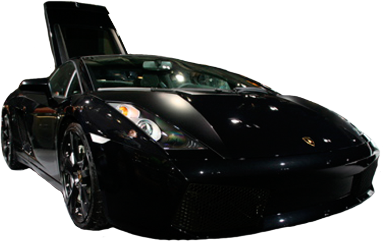 Share This Image - Lamborghini Gallardo Black (774x488), Png Download