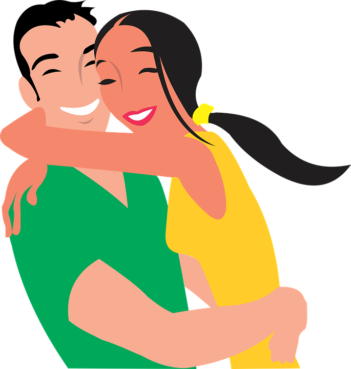 07 Sep El Amor Está Donde Menos Lo Esperas - Couple Clipart (609x640), Png Download