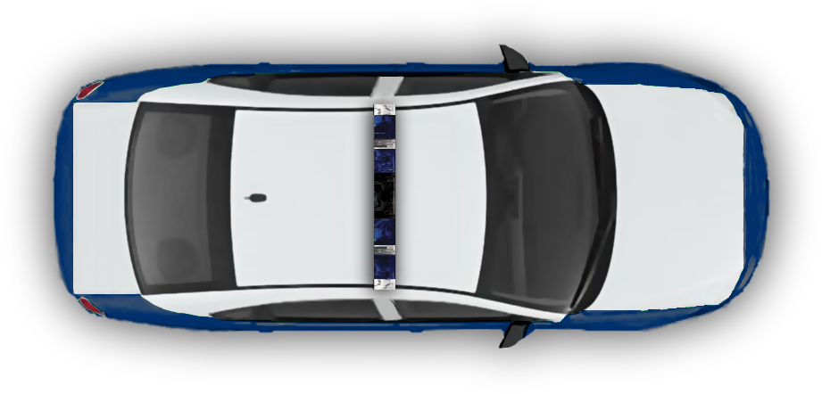 Series Of Police Cars Car Png Top View - Cop Car Top Down (921x442), Png Download