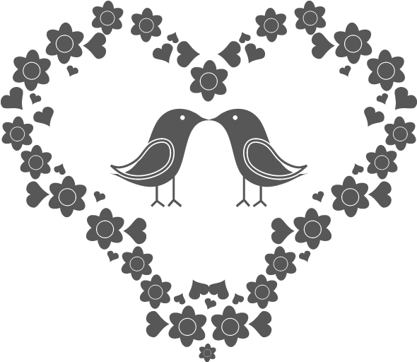 Pajaritos Enamorados - Pajaritos De Boda Png (600x600), Png Download