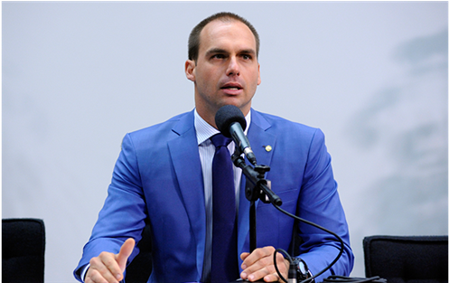 Eduardo Bolsonaro Propõe Projeto Que Coloca Fim Nas - Eduardo Bolsonaro (1000x312), Png Download