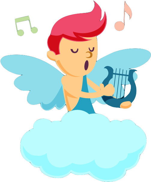 Enamorados - Cupid (593x642), Png Download