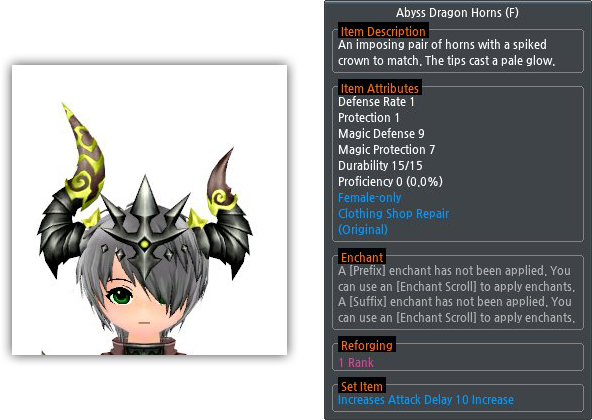 Abyss Dragon Horns - Commander Horns Maplestory 2 (592x420), Png Download