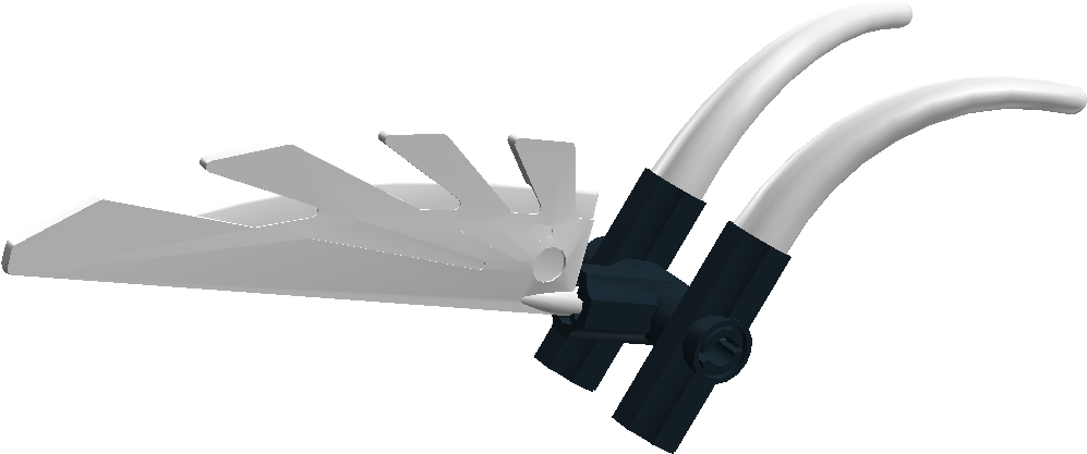 Eastern Dragon Horn Layout - Blade (1138x749), Png Download