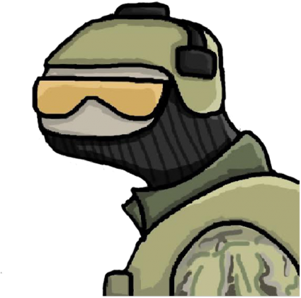 Always Counter-terrorist - Noob No Cs Go (425x420), Png Download