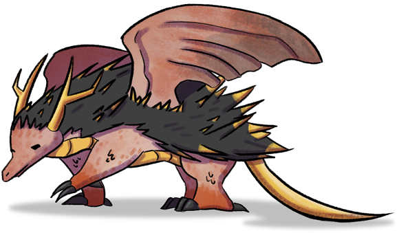 Lightning Dragon - Cartoon (640x360), Png Download