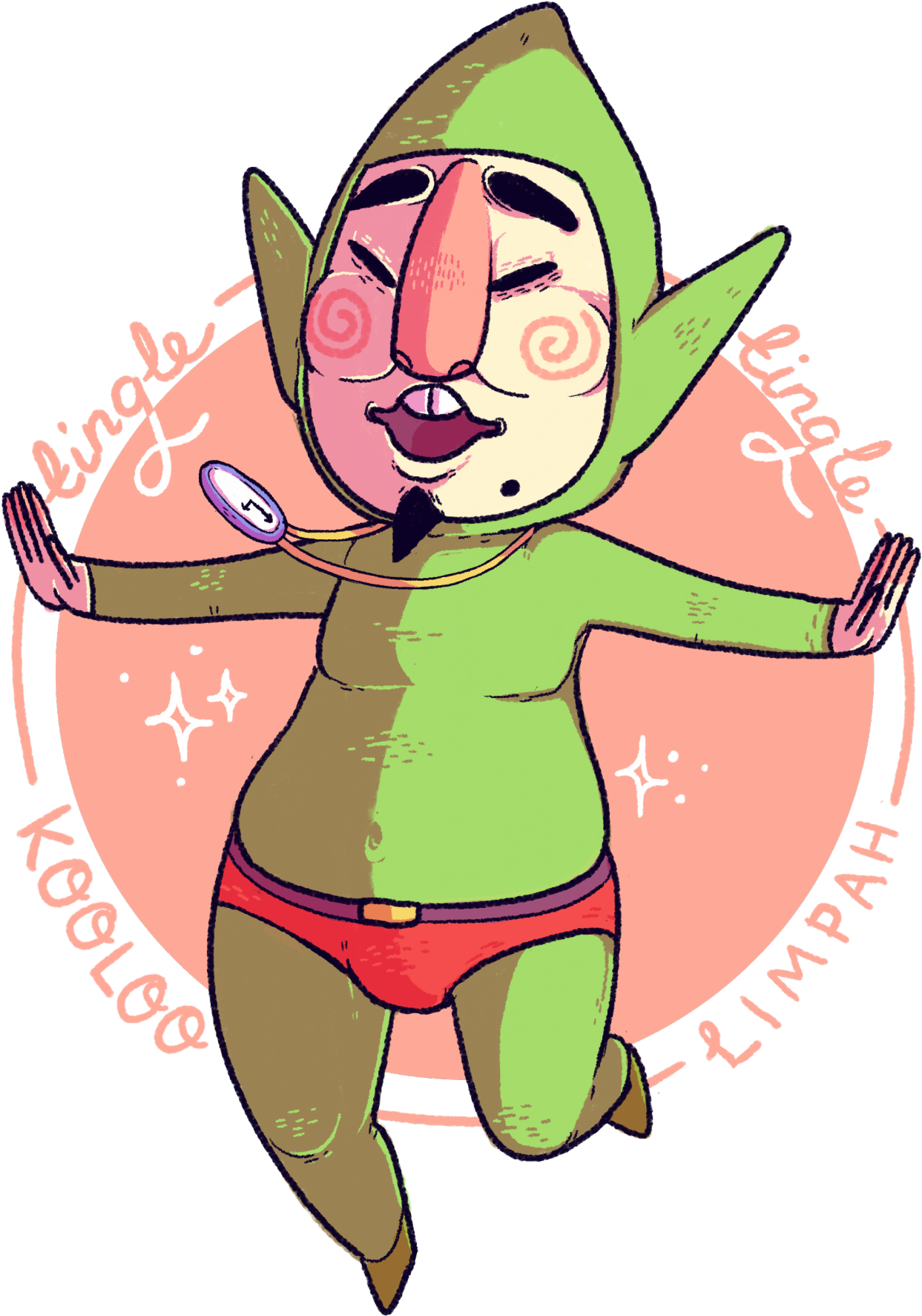Tingle By Skinnymister - Tingle Fanart (1280x1780), Png Download