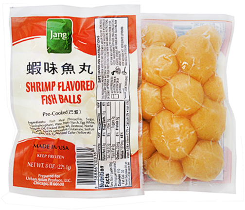 Jang Foods Shrimp Flavored Fish Balls - Aam Papad (600x600), Png Download