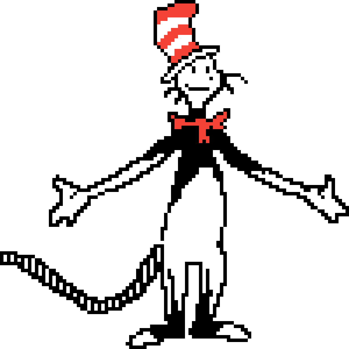 Cat In The Hat - Illustration (1200x1200), Png Download