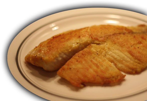 Does 100 Grams Of Tilapia Look Like (586x400), Png Download