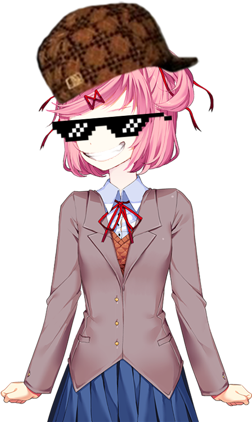 Edited Mediamemesuki - Natsuki Is Not A Trap (960x960), Png Download