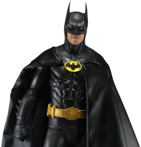 Batman - Neca Batman Quarter Scale Action Figure Michael Keaton (600x600), Png Download