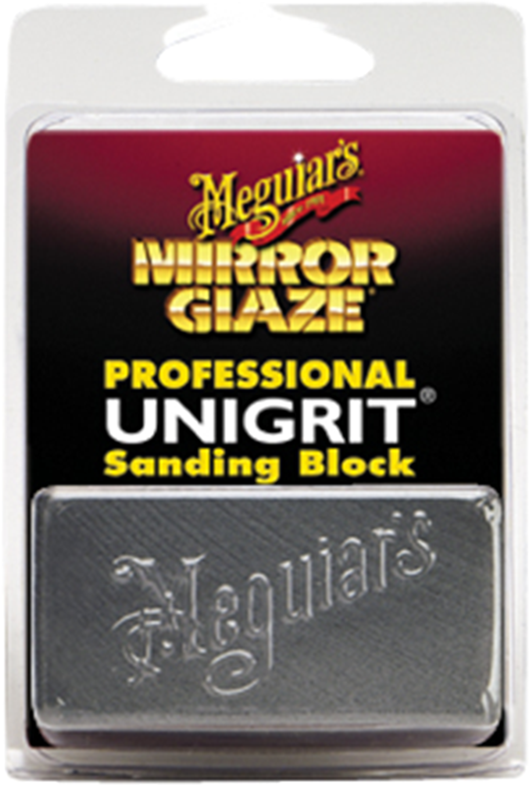 Mirror Glaze® Unigrit® Sanding Block 1,000-2,000 Grit - Meguiar's Unigrit Sanding Block (3000x3000), Png Download