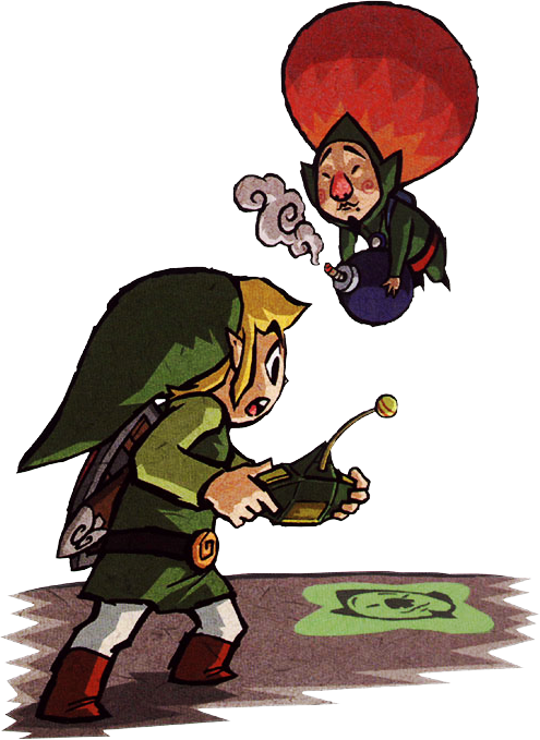 Legends Of Zelda Tingle (495x679), Png Download