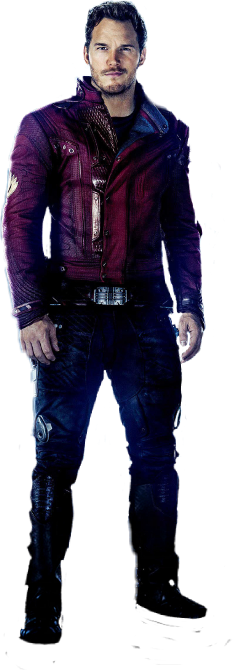 Chrispratt Guardiansofthegalaxy Peterquill Starlord - Rwby Yang Xiao Long Cosplay Costume Man Versions Adult's (240x670), Png Download