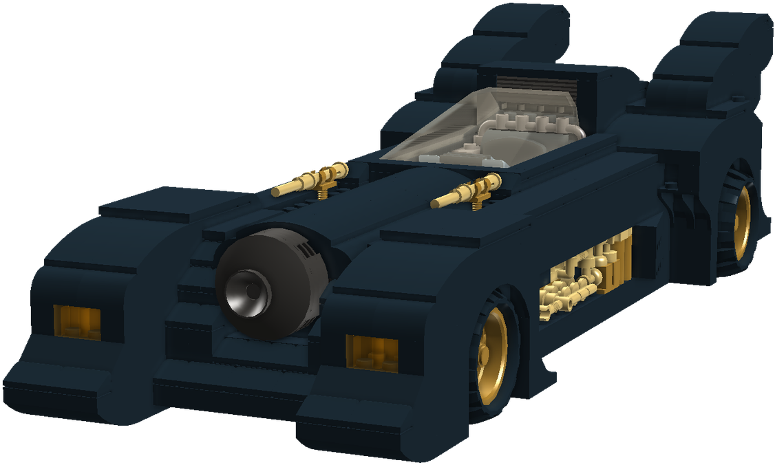 1989 Batman Movie - Tank (1600x766), Png Download