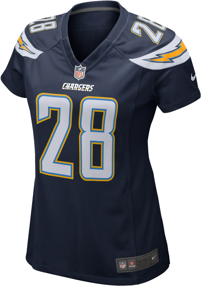 Nike Nfl Los Angeles Chargers Women's Football Home - Customized San Diego Chargers Navy Blue Elite Men Jersey (1000x1000), Png Download