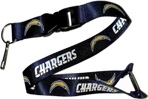 Nfl Los Angeles Chargers Aminco Team Lanyard - San Diego Chargers (500x500), Png Download