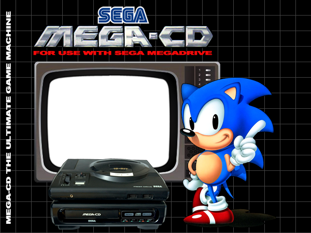 Sega Mega Cd Logo (640x480), Png Download