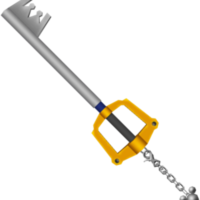 {$user->fullname} - Kingdom Hearts Keyblade Png (400x400), Png Download