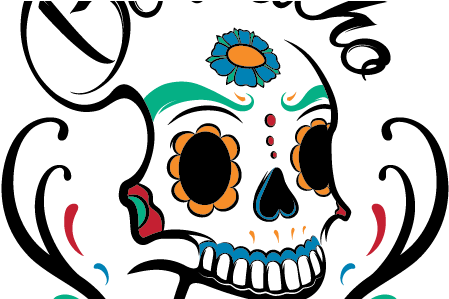 Skull (596x298), Png Download