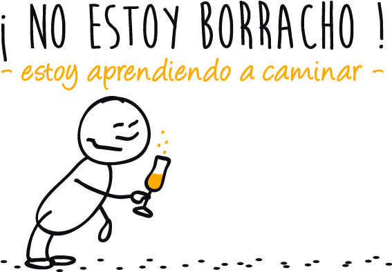 Download Vinilos Decorativos Frases No Estoy Borracho - Sticker PNG Image  with No Background 