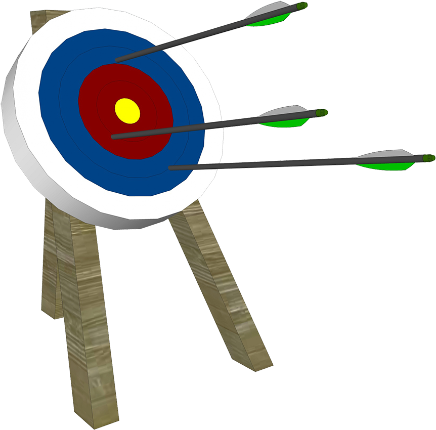 Archery Target Png Download - School Club Clipart Club (1008x886), Png Download