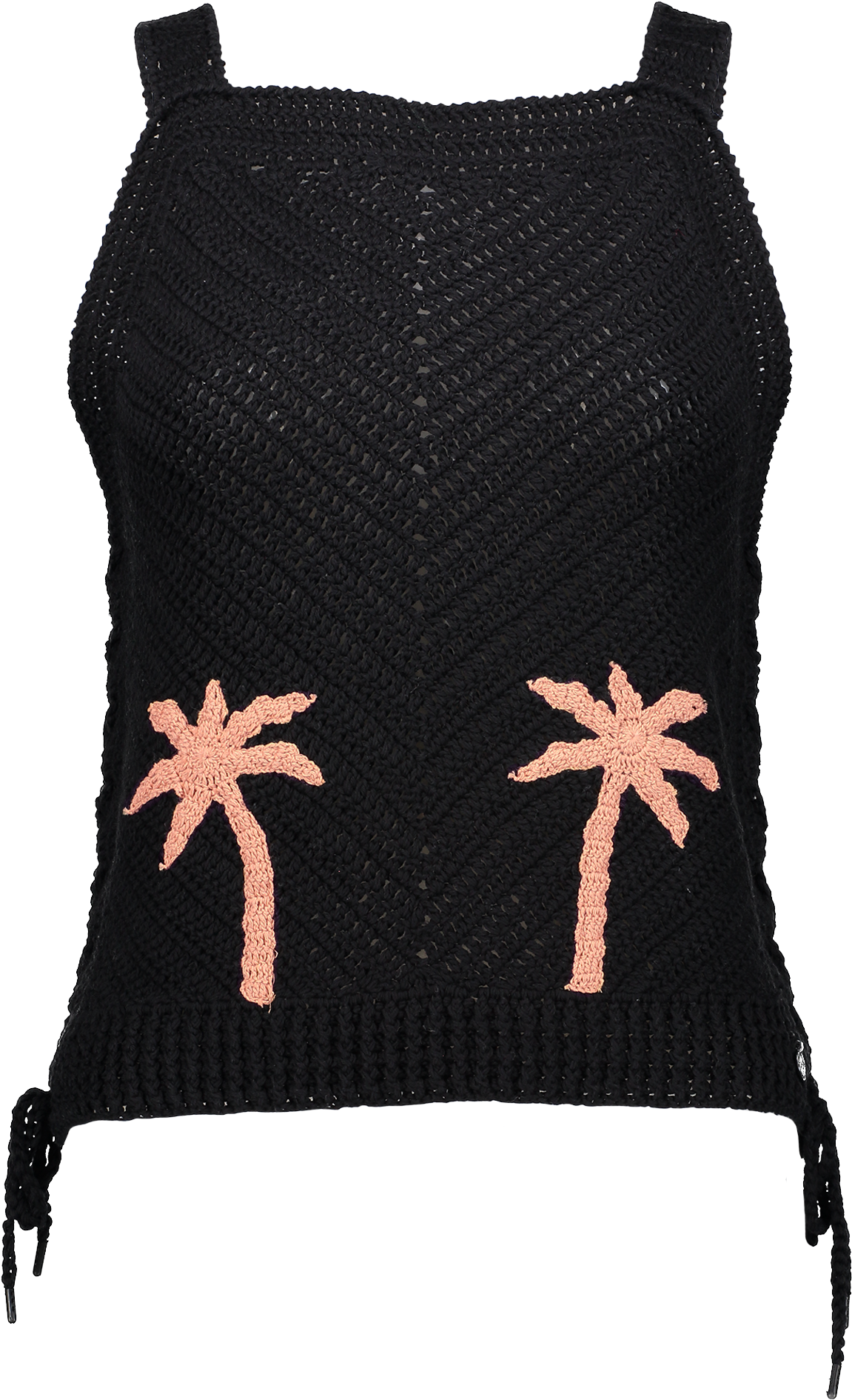 Knit Crochet Tank Palm Tree - Knitting (1280x1920), Png Download