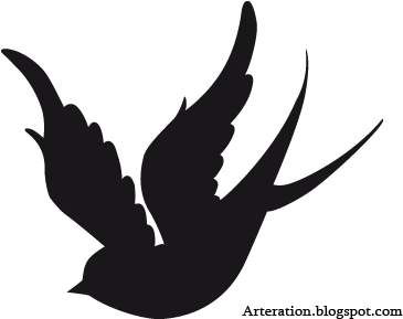 Click Jpg Png Eps To Download - Sparrow Silhouette (400x300), Png Download