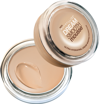 Dream Smooth Mousse Ultra Hydrating Foundation Pack - Maybelline New York Maybelline Dream Smooth Mousse (400x355), Png Download