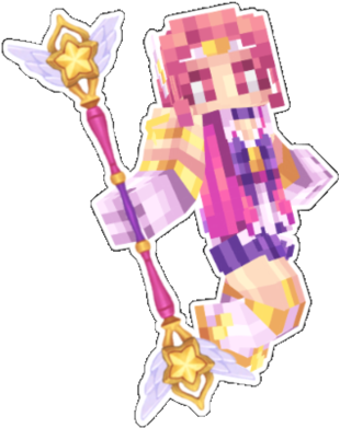 Undefined - Star Girl Minecraft Skin (349x450), Png Download