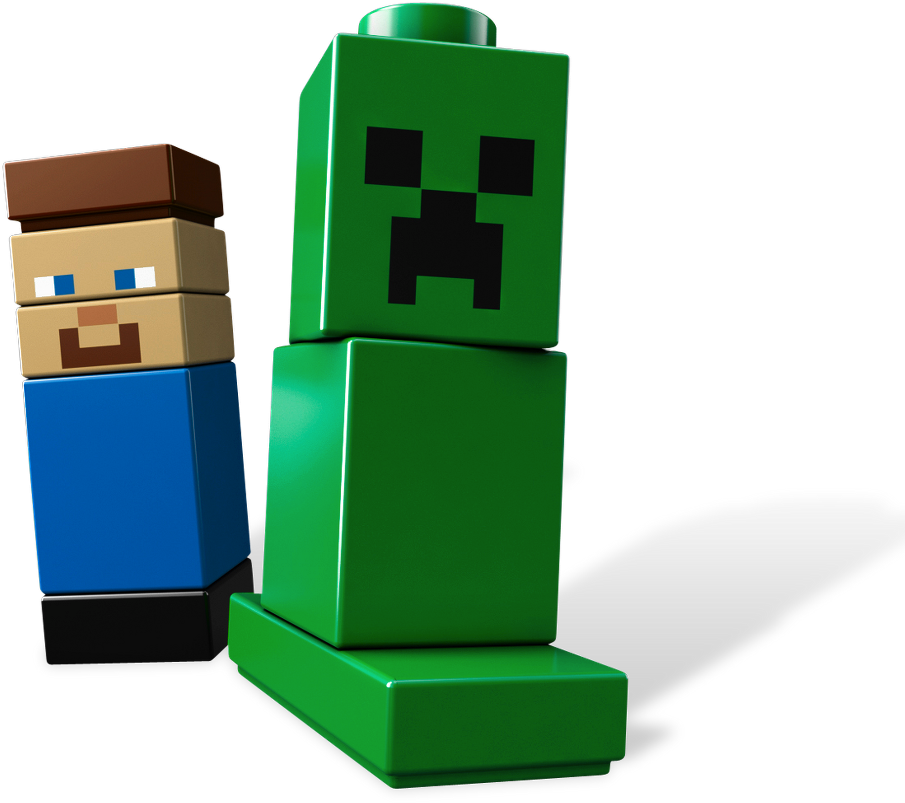 Minecraft Blocks Png Download - Lego Minecraft Microworld People (2369x2040), Png Download