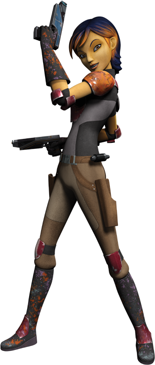 Sabine Wren Star Wars Rebels - Star Wars Rebels Png (309x728), Png Download