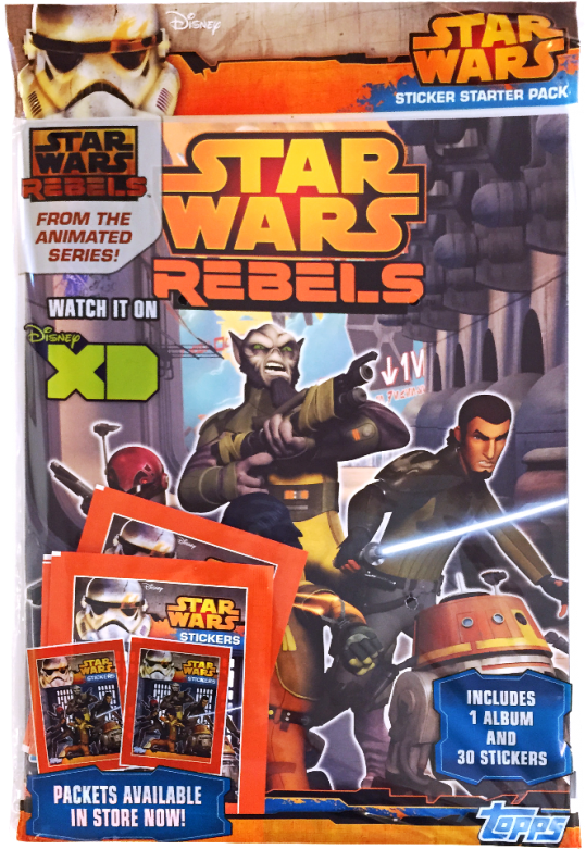 Star Wars Rebels Sticker Collection Starter Pack (topps) (1440x975), Png Download