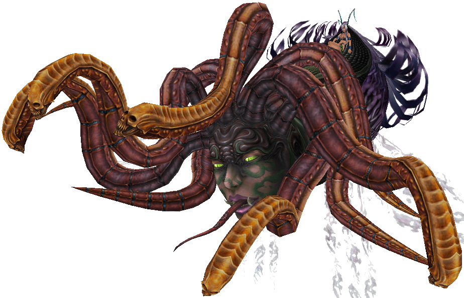 Yunalesca 3 Enemy Ffx - Final Fantasy X Yunalesca (924x595), Png Download