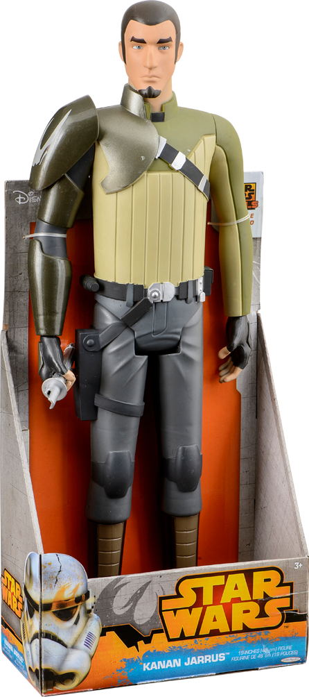 Star War Rebels 48cm Kanan, , Large - Han Solo 18 Inch (star Wars) Figure (446x1004), Png Download