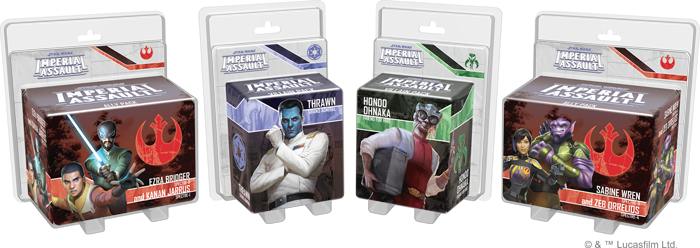 Star Wars Rebels Figure Packs Coming To Star Wars Imperial - Star Wars Imperial Assault Tyrants Of Lothal (700x248), Png Download