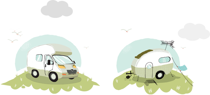 Happy New Year Caravan (686x312), Png Download