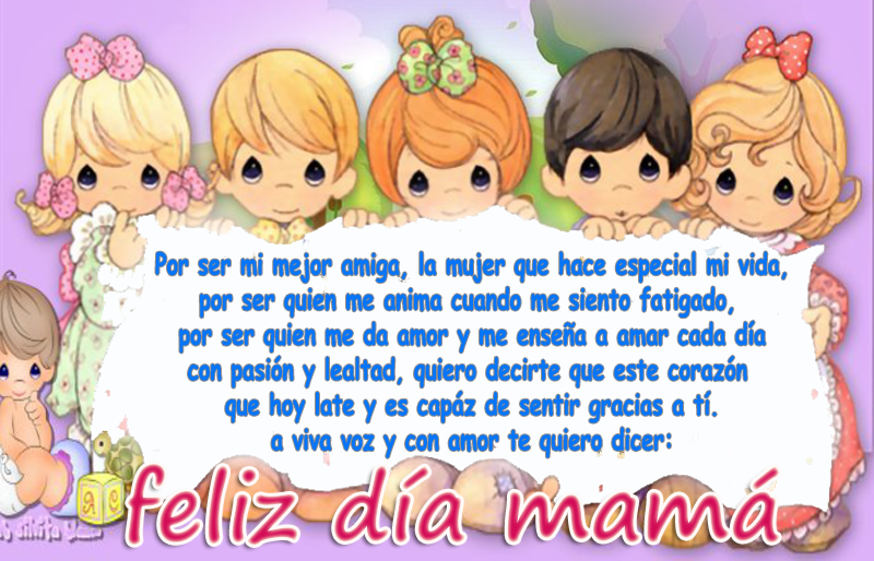 Una Tarjeta De Amor Para Mamá - Precious Moments Cumpleaños (800x514), Png Download