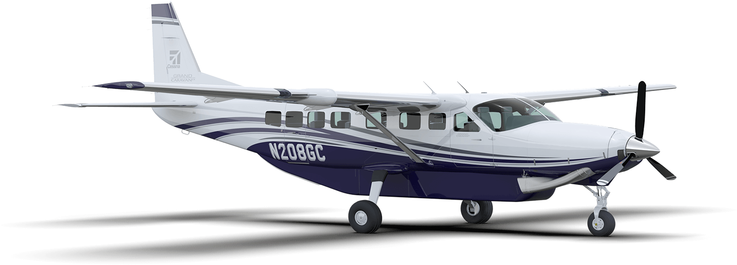 208b 360 - Cessna 182 Caravan (1920x612), Png Download