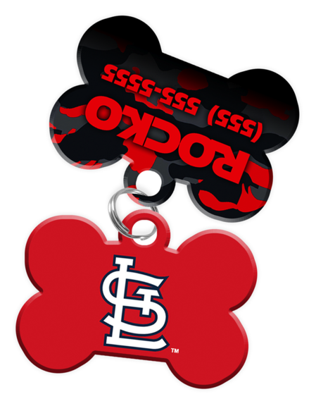 Louis Cardinals Mlb Dog Id Tag For Pet - St. Louis Cardinals Official Mlb 3 Inch Round Vinyl (530x623), Png Download
