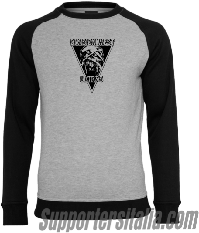 Raglan Crewneck - Long-sleeved T-shirt (767x1023), Png Download
